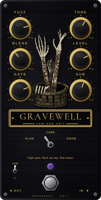Gravewell GW-1 bass fuzz